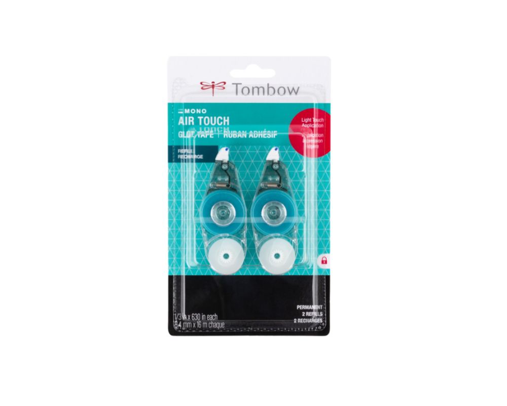 00 62153 2-PACK Tombow MONO Air Touch Adhesive Refill 52ft --$3.50 ea