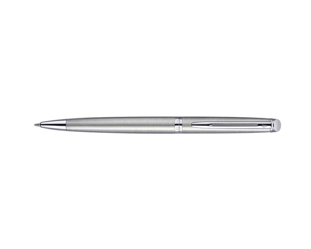 1782288 Waterman Hemisphere Essential Stainless Steel Chrome Trim Ballpoint Pen S0920470 *