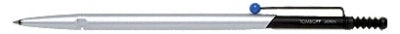 Z5 55049 Tombow BLACK+SILVER/BLUE-BALL Zoom 727 Ballpoint Pen