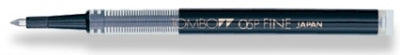 A4 55698 Box/DOZEN Tombow 07P Medium BLACK Rollerball Refills BKLP-7-BK 33 - $1.58 ea -