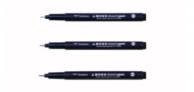AA 66403 3-Pack Box/144 MONO Drawing Pen 0.1mm 0.3mm 0.5mm - $4.58 ea -