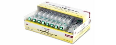 DS 68721 Box/32 Tombow 320 Pieces 68705 Hybrid Style White Mono Correction Tape 4mm x 10m Bulk Pack : 4 MASTER CARTONS - $11.31 ea -