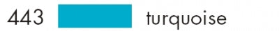 E1 56549 Box/SIX Tombow Dual Brush Pen ABT- 443 turquoise - $1.83 ea -
