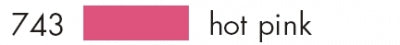 E1 56583 Box/SIX Tombow Dual Brush Pen ABT- 743 hot pink - $1.83 ea -
