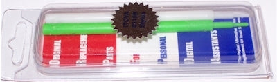 TE 70005 PENWA.COM Twin-Pack WHITE/GREEN Stylus for Itoya Rollerball