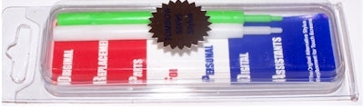 TE 70006 PENWA.COM Twin-Pack WHITE/ORANGE Stylus for Itoya Rollerball