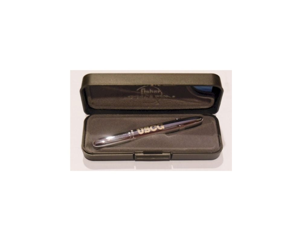 CF 83939 Fisher 400-CL-USCG COAST GUARD U S C G Chrome BULLET Ballpoint w/clip *