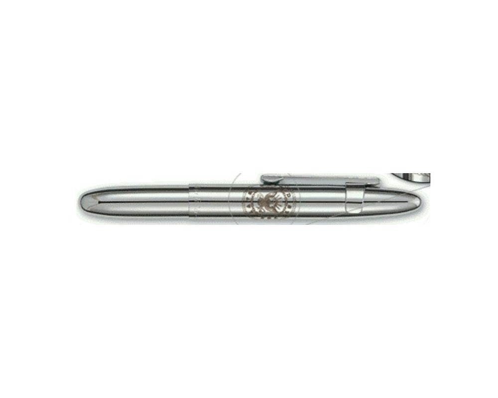CF 84022 Fisher 400-CL-NAV NAVY Insignia Chrome BULLET Ballpoint w/clip *