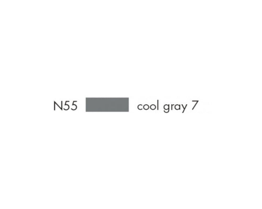 E1 56633 Tombow Dual Brush Pen ABT- N55 cool gray 7