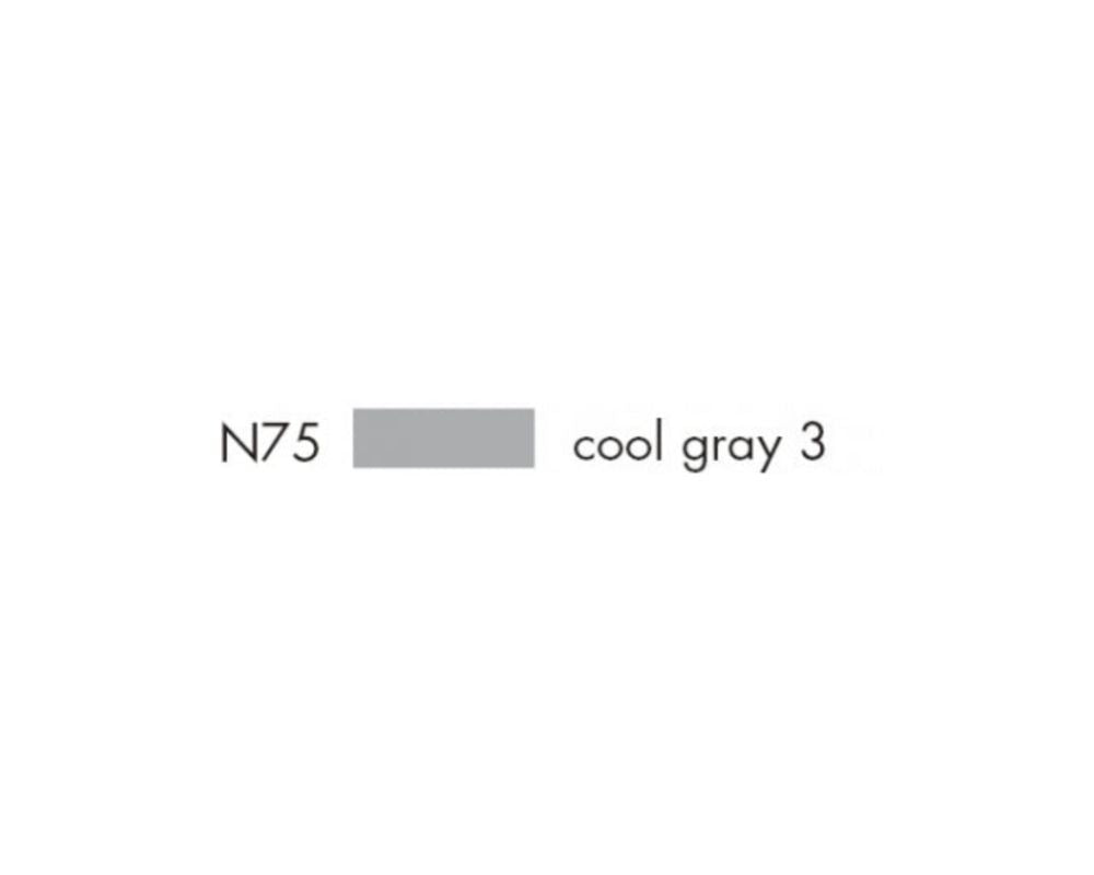 E1 56639 Tombow Dual Brush Pen ABT- N75 cool gray 3