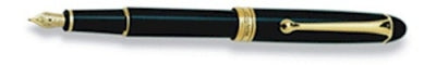 DS 01810 AURORA 810-F BLACK RESIN SMALL FP PEN Fine Nib