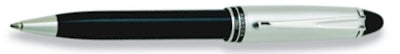 AU 03106 AURORA B31/C CHROME PLATED CAP W/BLACK BARREL Ballpoint Pen