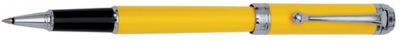 DS 07310 AURORA D73/Y TALENTUM FINESSE YELLOW CHROME TRIM ROLLERBALL PEN - Allow 3 weeks for delivery