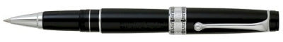 DS 09771 AURORA 975/CN BLACK ROLLERBALL PEN WITH CHROME PLATED TRIM