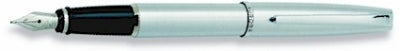 DS 11000 AURORA E11 STYLE CHROME FOUNTAIN PEN Medium Nib