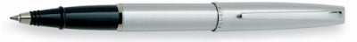 AU 71000 AURORA E71 STYLE CHROME BARREL AND CHROME CAP - ROLLERBALL PEN