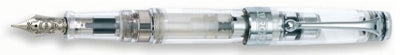 DS 94570 AURORA 570-SP OPTIMA DEMO CHROME TRIM FOUNTAIN PEN SPECIAL NIB - Allow 3 weeks for delivery