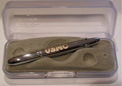 CF 83937 Fisher 400-CL-USMC MARINE U S M C Chrome BULLET Ballpoint w/clip *