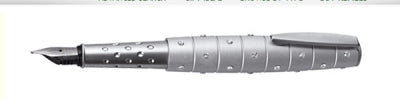 37100 ONLINE Crystal Inspirations Silver Medium-Nib Fountain Pen