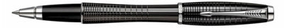 00315 Parker Urban Premium Ebony Metal Chiselled Rollerball Pen Black Ink 1774705 S0911490