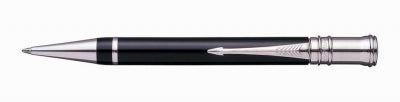 PB 91532 Parker Duofold Black/Plat Ballpoint Pen 9153200 S0690650 *