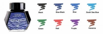 W9 S0110810 Waterman Inspired South Sea Blue Bottle Ink 51060W7 - one FREE with each $50 Waterman pen purchased