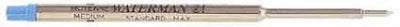 W3 834254 Waterman Maxima Black Medium Ballpoint Refill - one FREE with each $50 Waterman pen purchase