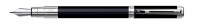1750128 Waterman Perspective Black CT Fountain Pen M-Nib [E] S0830680 *