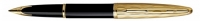 1771497 Waterman Carene Deluxe Essential Black GT Fountain Pen M-Nib [E] S0909770 *
