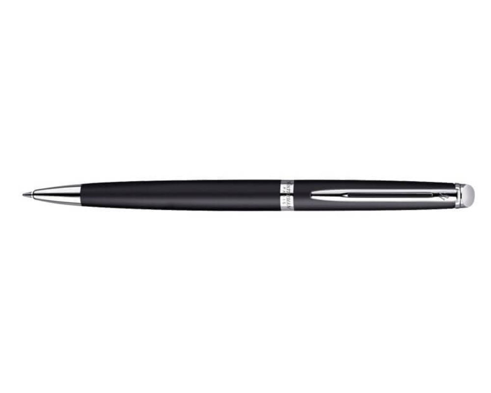 1782300 Waterman Hemisphere Essential Matte Black Chrome Trim Ballpoint Pen [E] S0920870 *