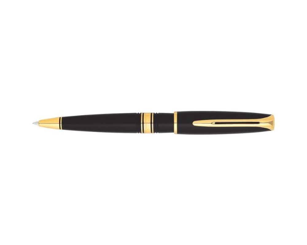 30073 Waterman Charleston Ebony Black GT Rollerball Pen S0701000 *