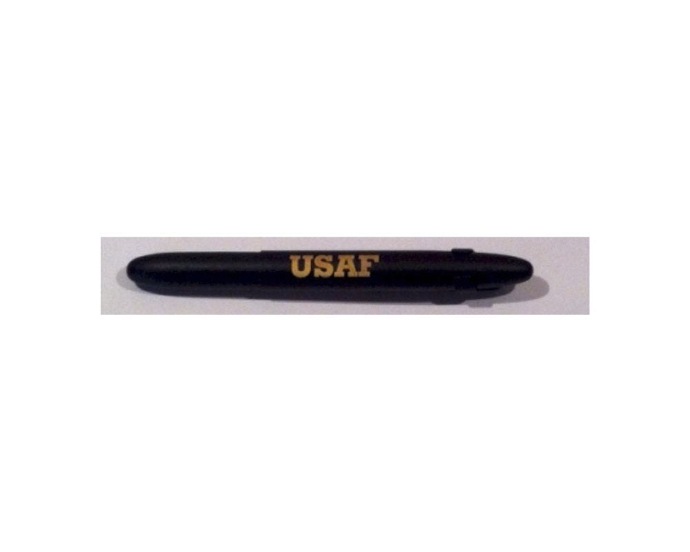 CF 83933 Fisher 400-B-CL-USAF AIR FORCE U S A F Black BULLET Ballpoint w/clip [E] *