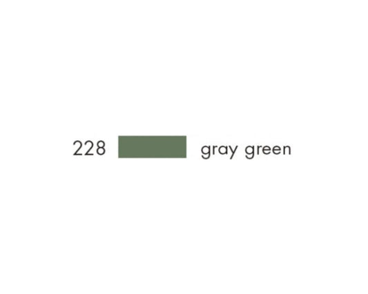 E1 56523 Box/SIX Tombow Dual Brush Pen ABT- 228 gray green - $1.83 ea -