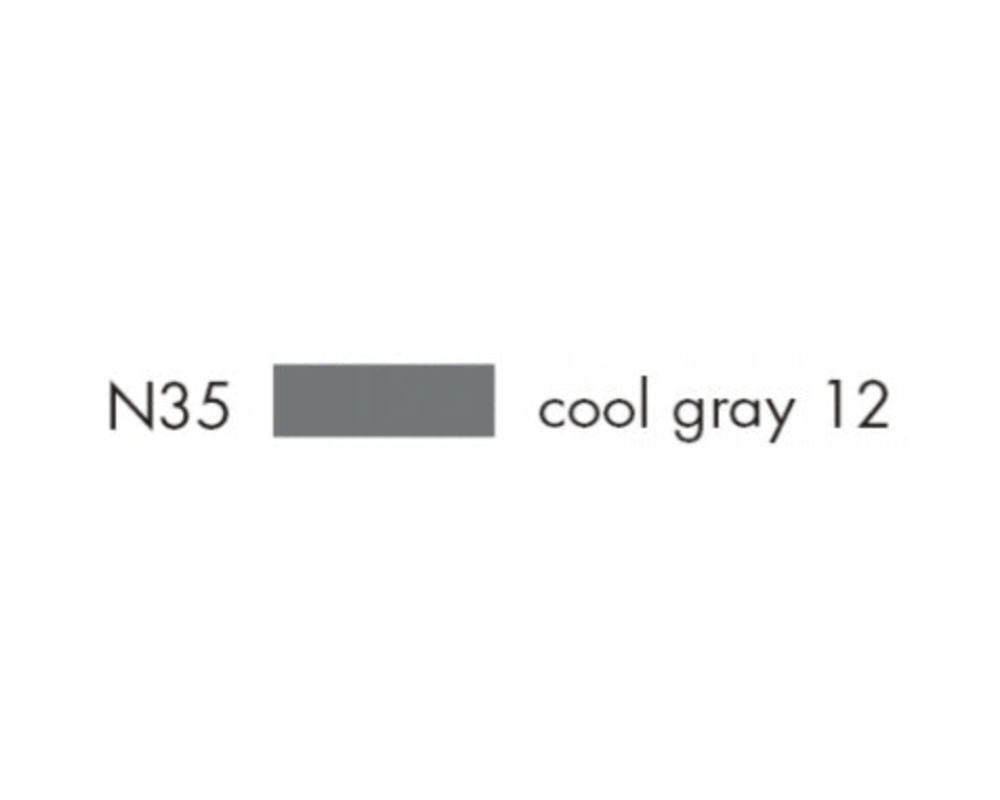 E1 56626 Box/SIX Tombow Dual Brush Pen ABT- N35 cool gray 12 - $1.83 ea -