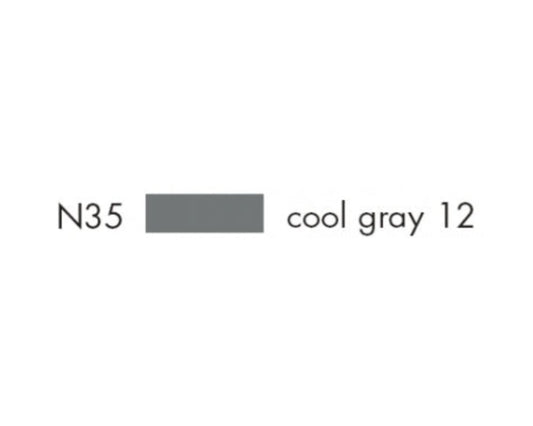 E1 56626 Box/SIX Tombow Dual Brush Pen ABT- N35 cool gray 12 - $1.83 ea -