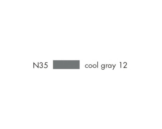 E1 56626 Tombow Dual Brush Pen ABT- N35 cool gray 12