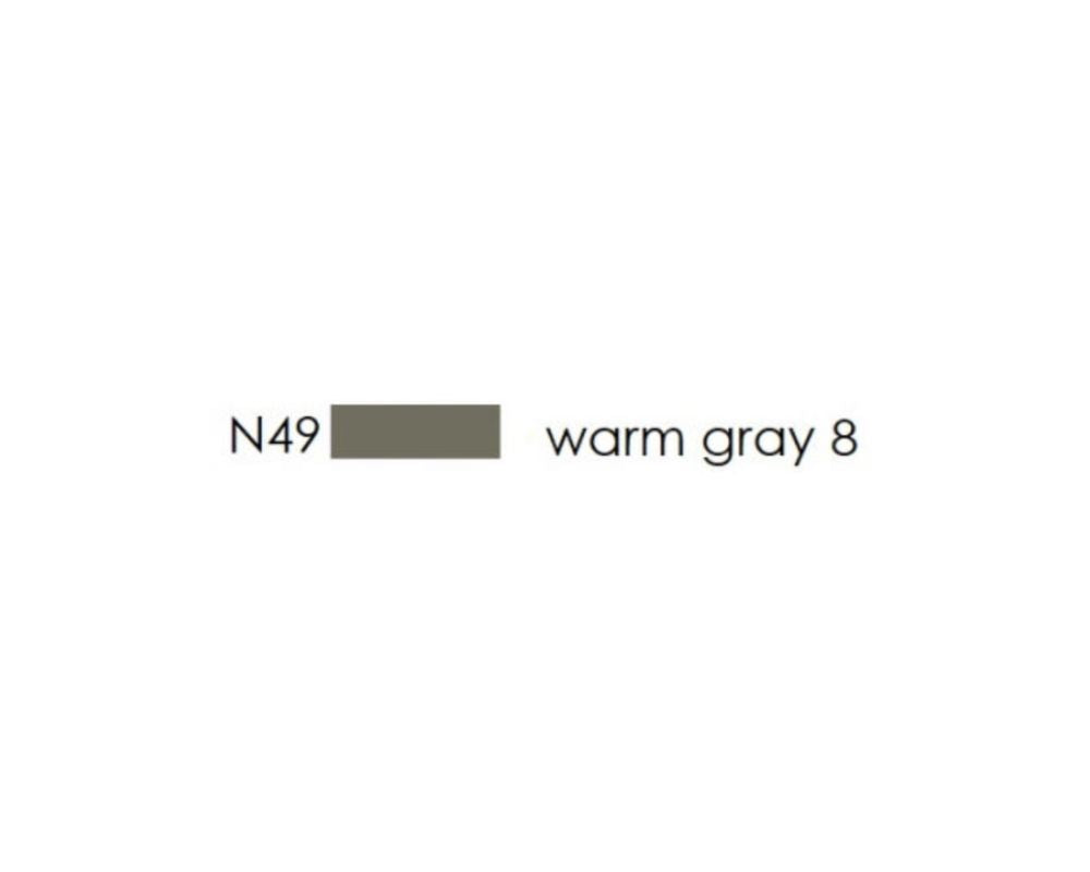 E1 56635 Tombow Dual Brush Pen ABT- N49 warm gray 8