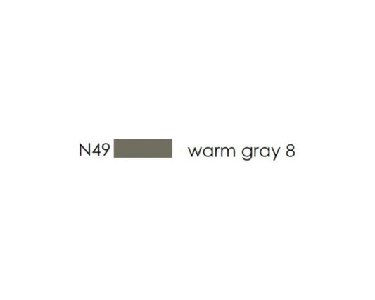E1 56635 Tombow Dual Brush Pen ABT- N49 warm gray 8