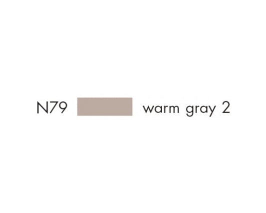 E1 56641 Box/SIX Tombow Dual Brush Pen ABT- N79 warm gray 2 - $1.83 ea -