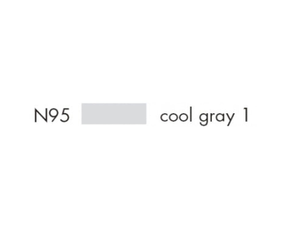 E1 56644 Box/SIX Tombow Dual Brush Pen ABT- N95 cool gray 1 - $1.83 ea -
