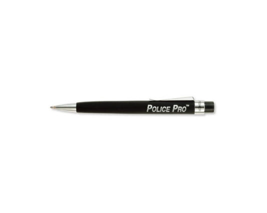 F4 64246 Fisher PPRO BLACK Police Pro Logo Zero Gravity Space Pen *