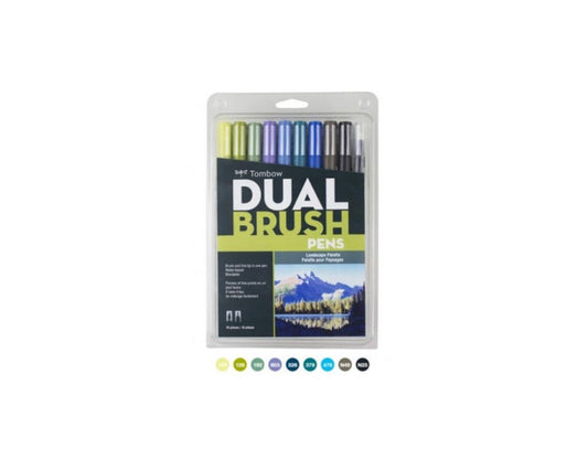 G0 56169 Tombow Set/ABT-10 LANDSCAPE Brush Pens - 10 pens in case