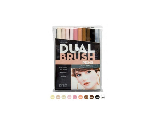 G0 56170 Tombow Set/ABT-10 PORTRAIT Brush Pens - 10 pens in case