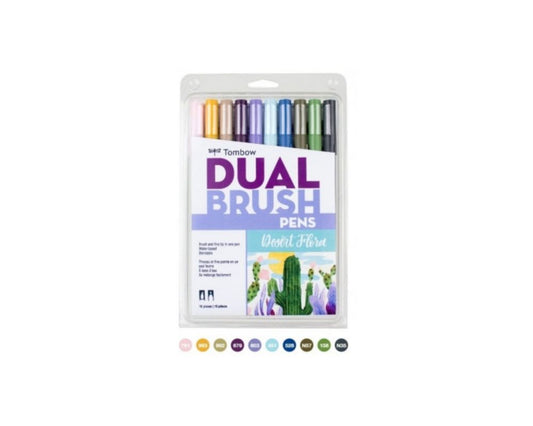 G0 56197 Tombow Set/ABT-10 Limited Edition DESERT FLORA Brush Pens - 10 pens in case