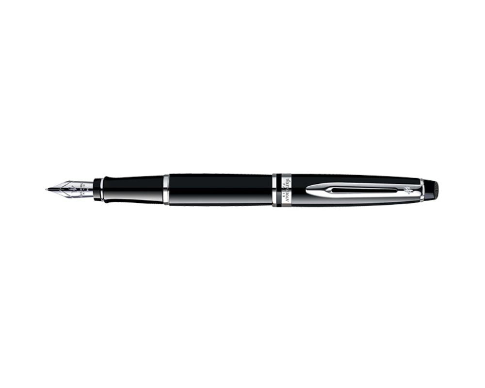 S0951760 Waterman Expert Black CT Fountain Pen M-Nib [E] S0951760 *