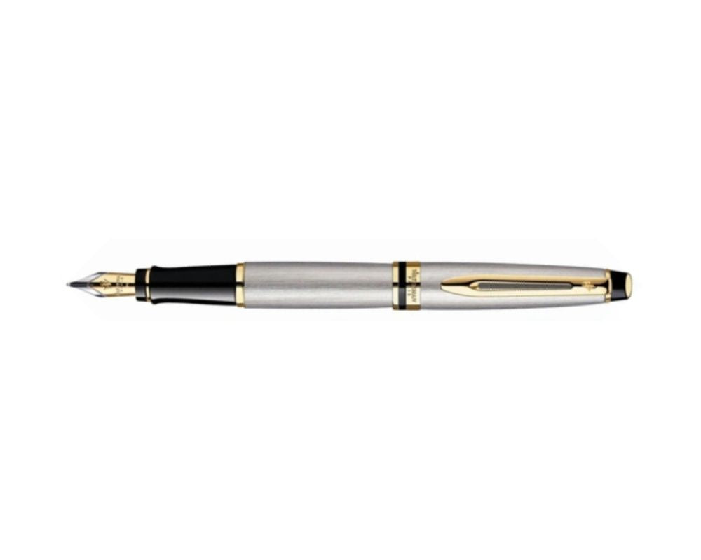 S0951960 Waterman Expert Stainless Steel GT Fountain Pen M-Nib S0951960 [no converter] *