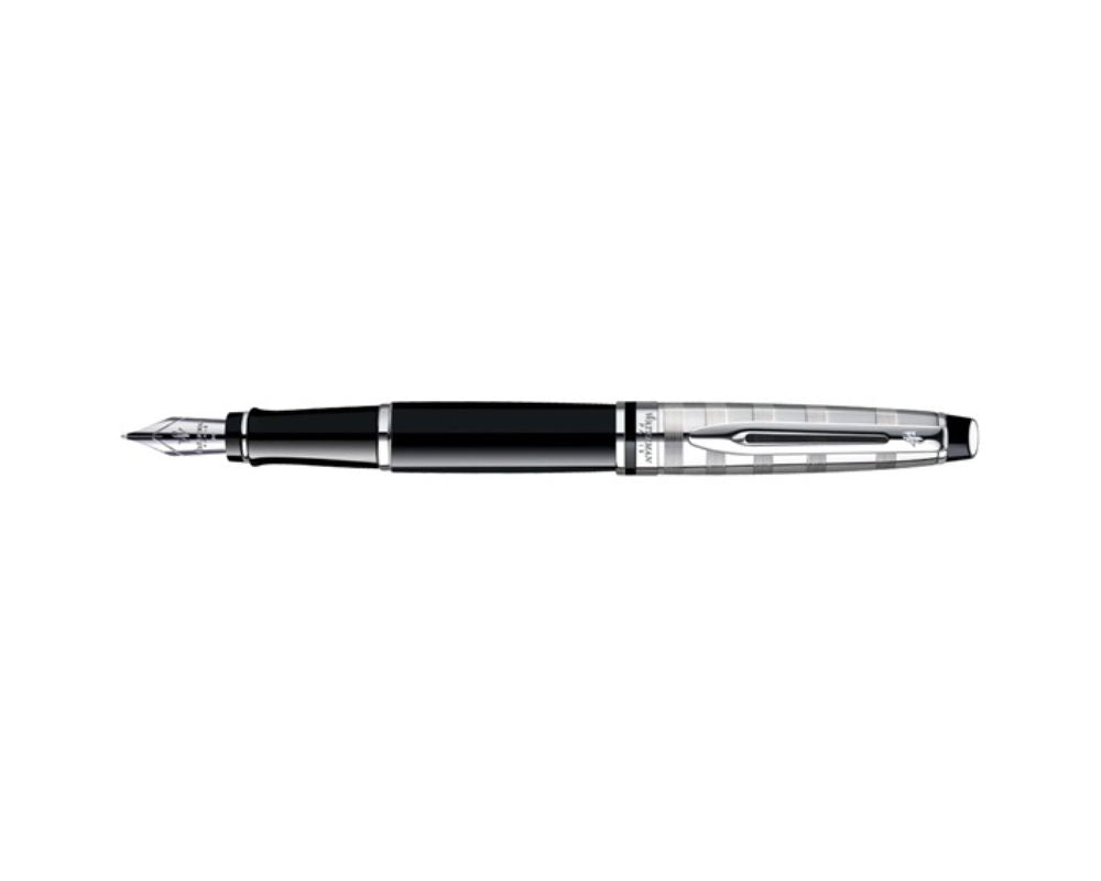 S0952320 Waterman Expert Deluxe Black CT Fountain Pen M-Nib S0952320 *