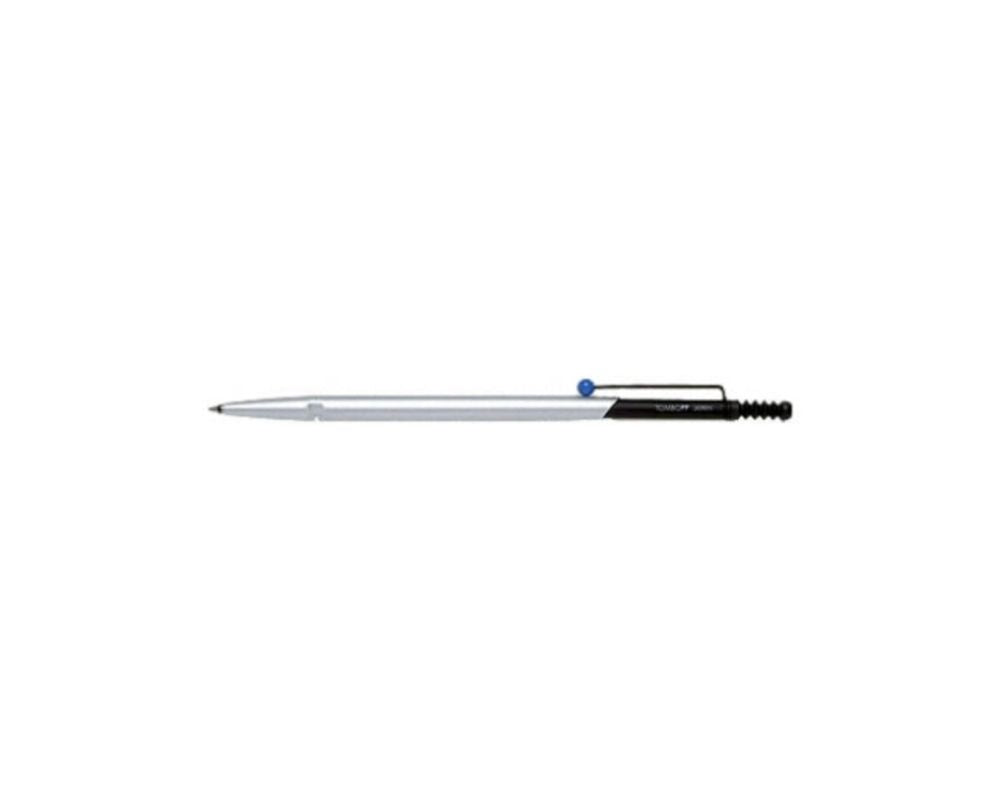 Z5 55049 Tombow BLACK+SILVER/BLUE-BALL Zoom 727 Ballpoint Pen