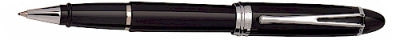 DS 00722 AURORA B72/C IPSILON DELUXE BLACK ROLLERBALL PEN W/CHROME TRIM