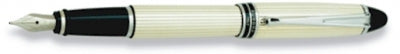 DS 01141 AURORA B14-F STERLING SILVER IPSILON FOUNTAIN PEN Fine Nib